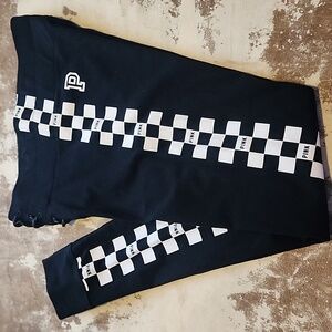Hard To Find Pink VS White and Black Checkerd Leggings. Size: S